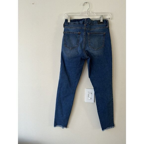 Celebrity Pink Mid Rise Ankle Skinny Jeans Size 3/26 Raw Hem Style CJ2203305 - Picture 2 of 11